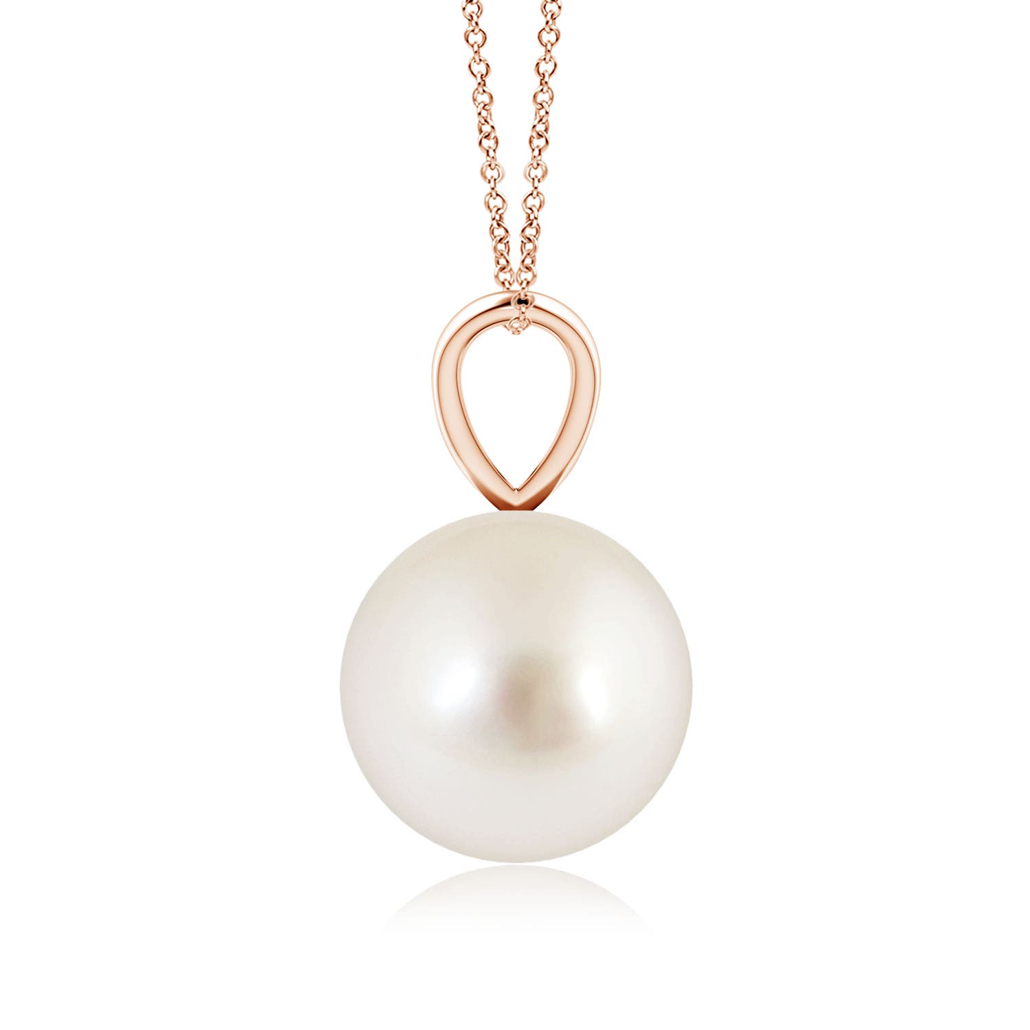 AAAA - South Sea Cultured Pearl / 5.25 CT / 14 KT Rose Gold