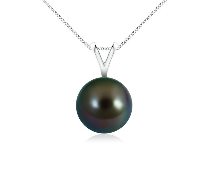 Shop Platinum Tahitian Pearl Necklace Pendants for Women Angara