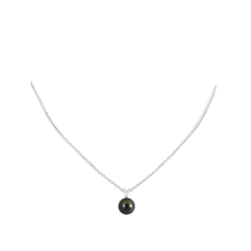 Tahitian Pearl Solitaire V-Bale Pendant