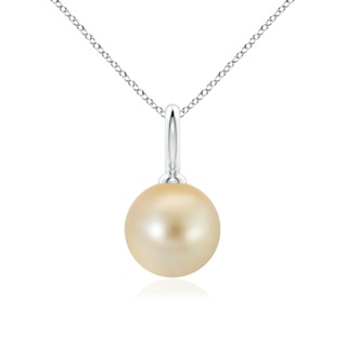Round AAA Golden South Sea Cultured Pearl