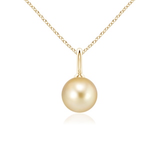 Round AAAA Golden South Sea Cultured Pearl