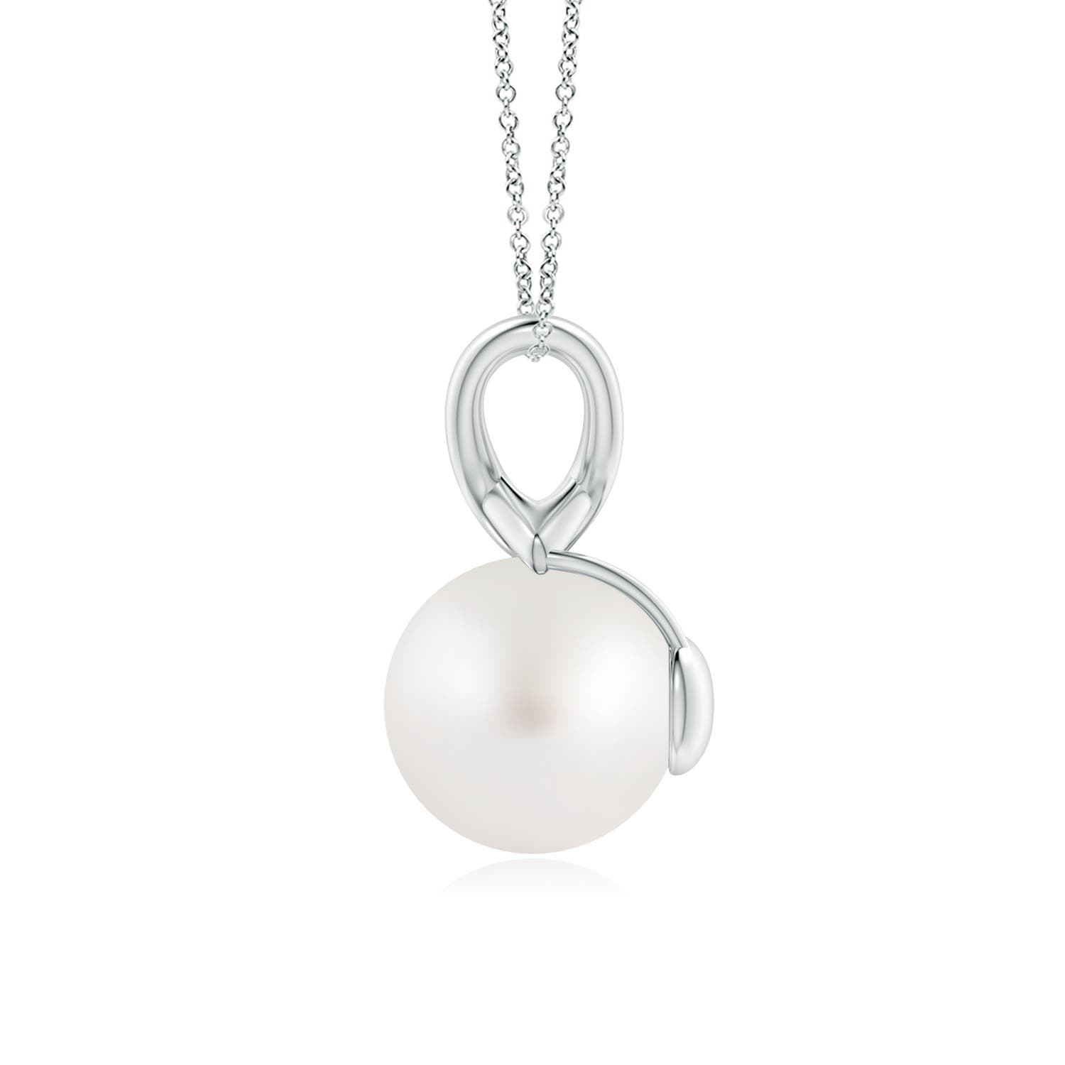 AA - South Sea Cultured Pearl / 7.2 CT / 14 KT White Gold