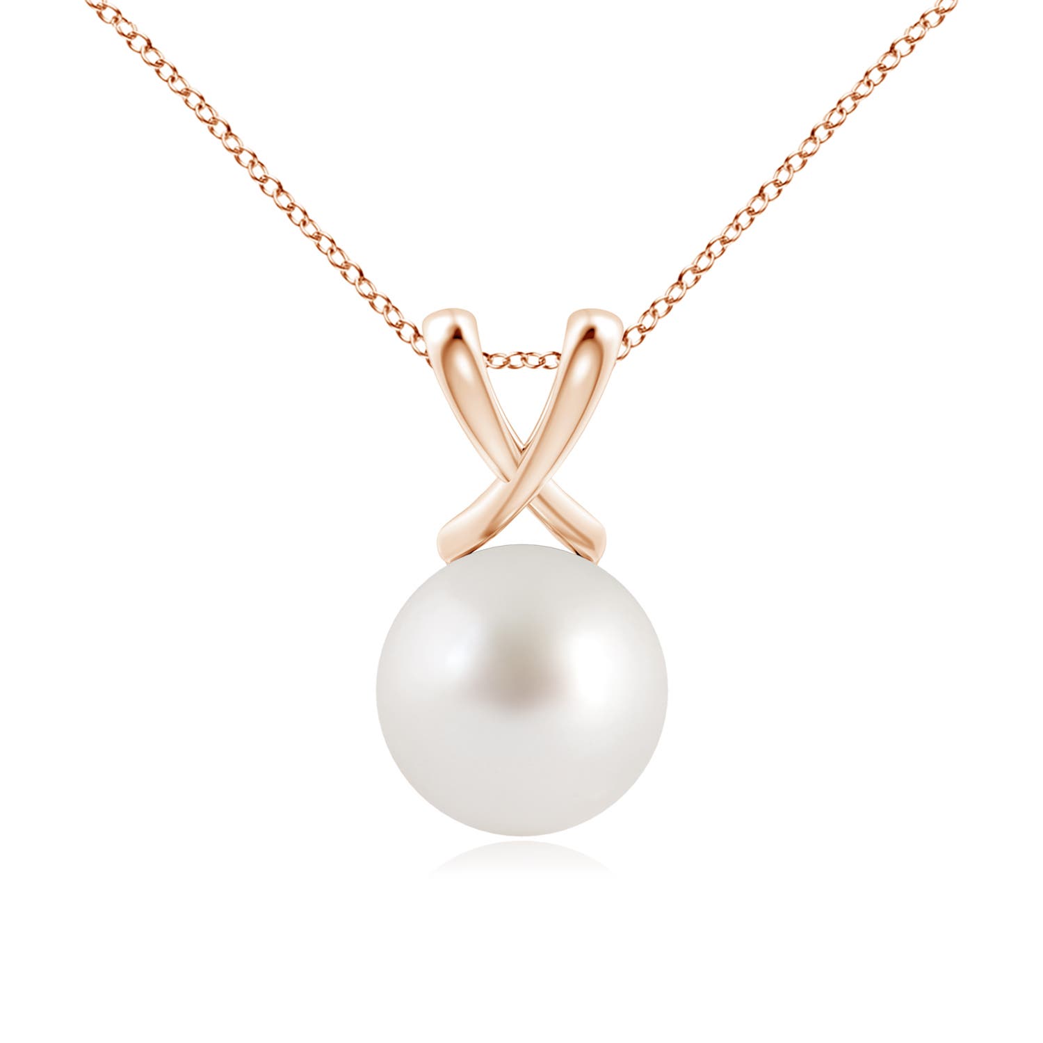 AAA - South Sea Cultured Pearl / 7.2 CT / 14 KT Rose Gold