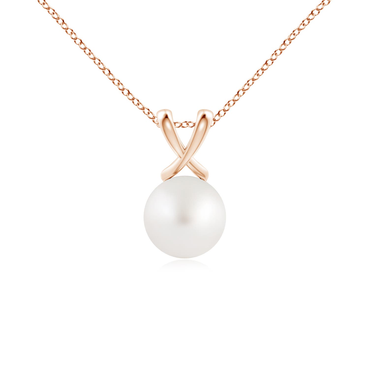 AA - South Sea Cultured Pearl / 3.7 CT / 14 KT Rose Gold