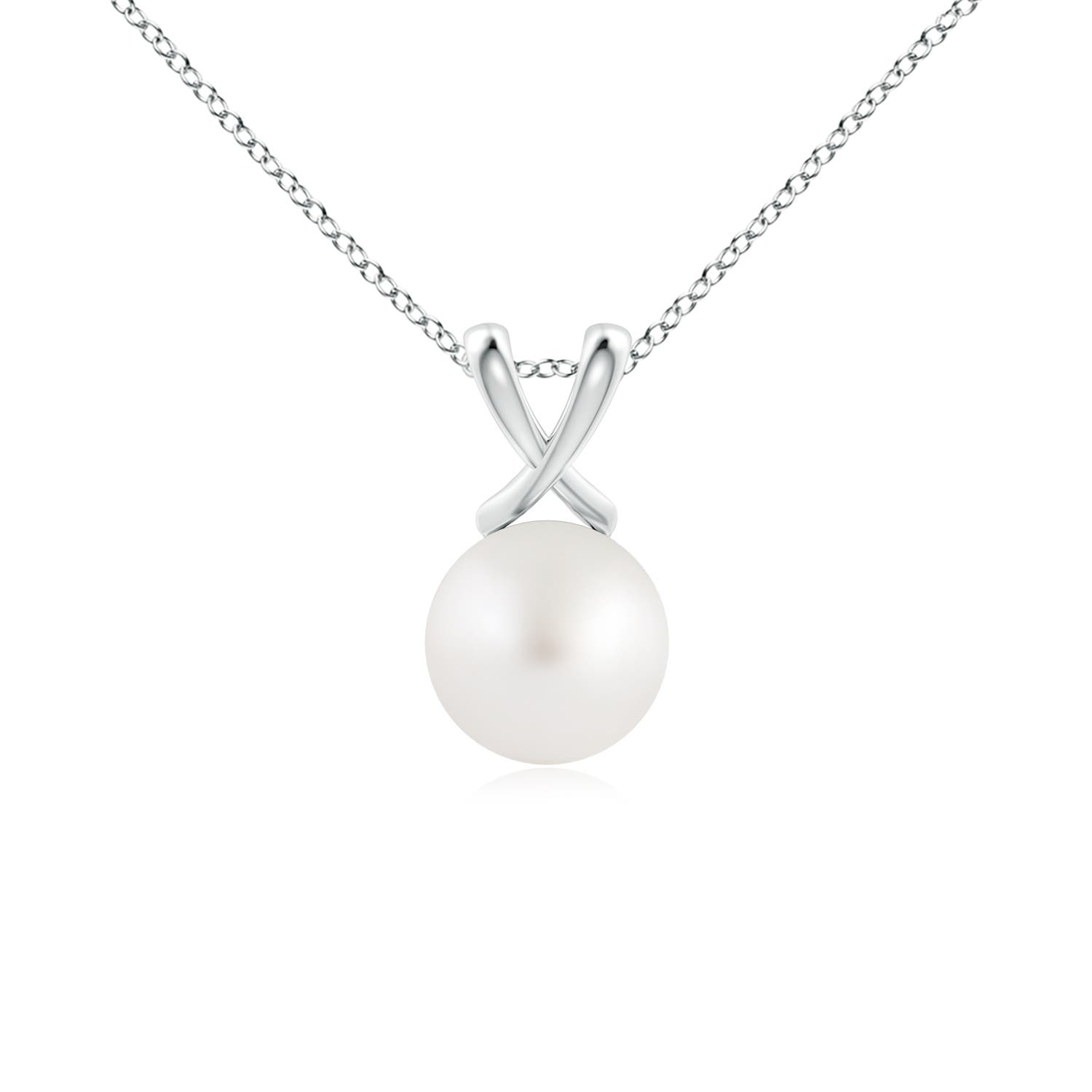 AA - South Sea Cultured Pearl / 3.7 CT / 14 KT White Gold