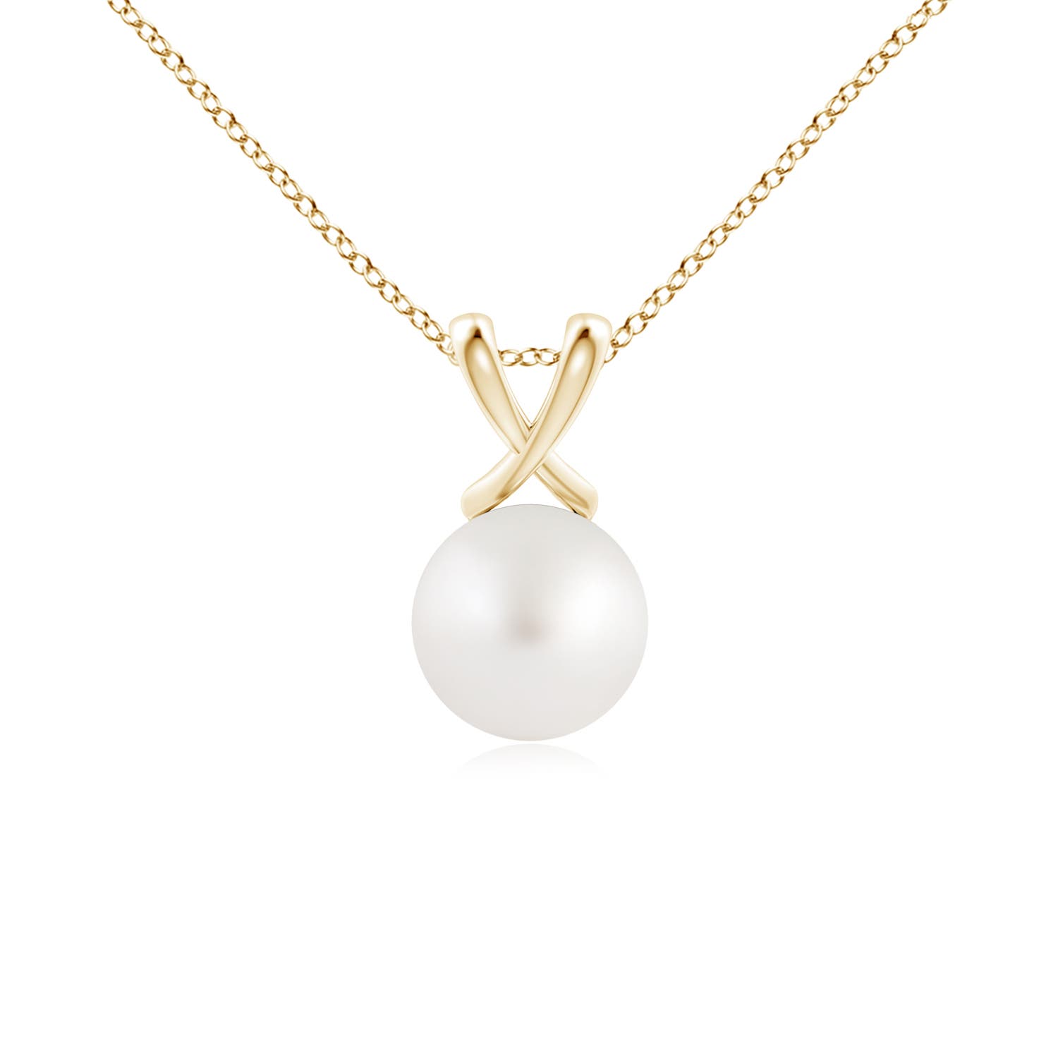 AA - South Sea Cultured Pearl / 3.7 CT / 14 KT Yellow Gold