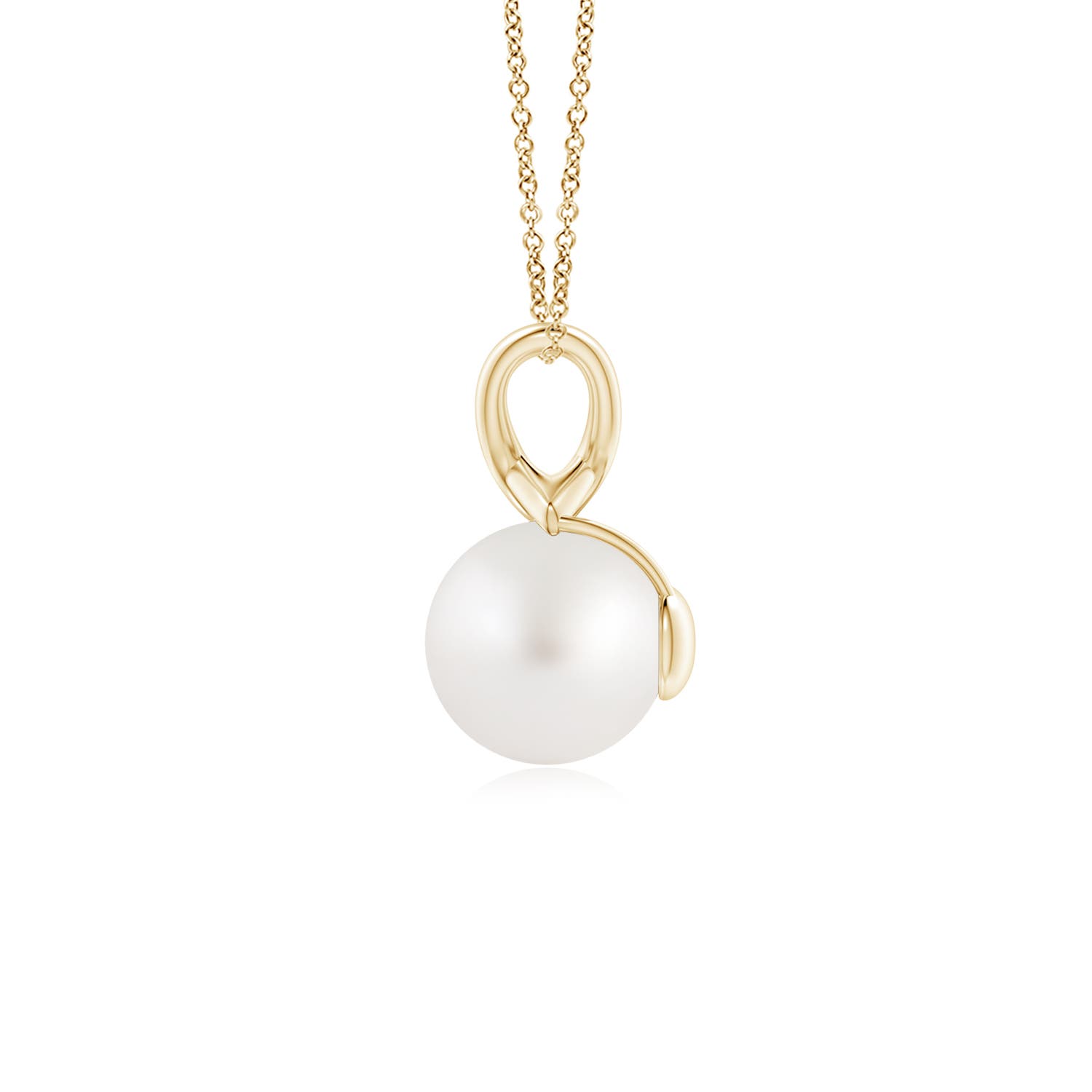 AA - South Sea Cultured Pearl / 3.7 CT / 14 KT Yellow Gold