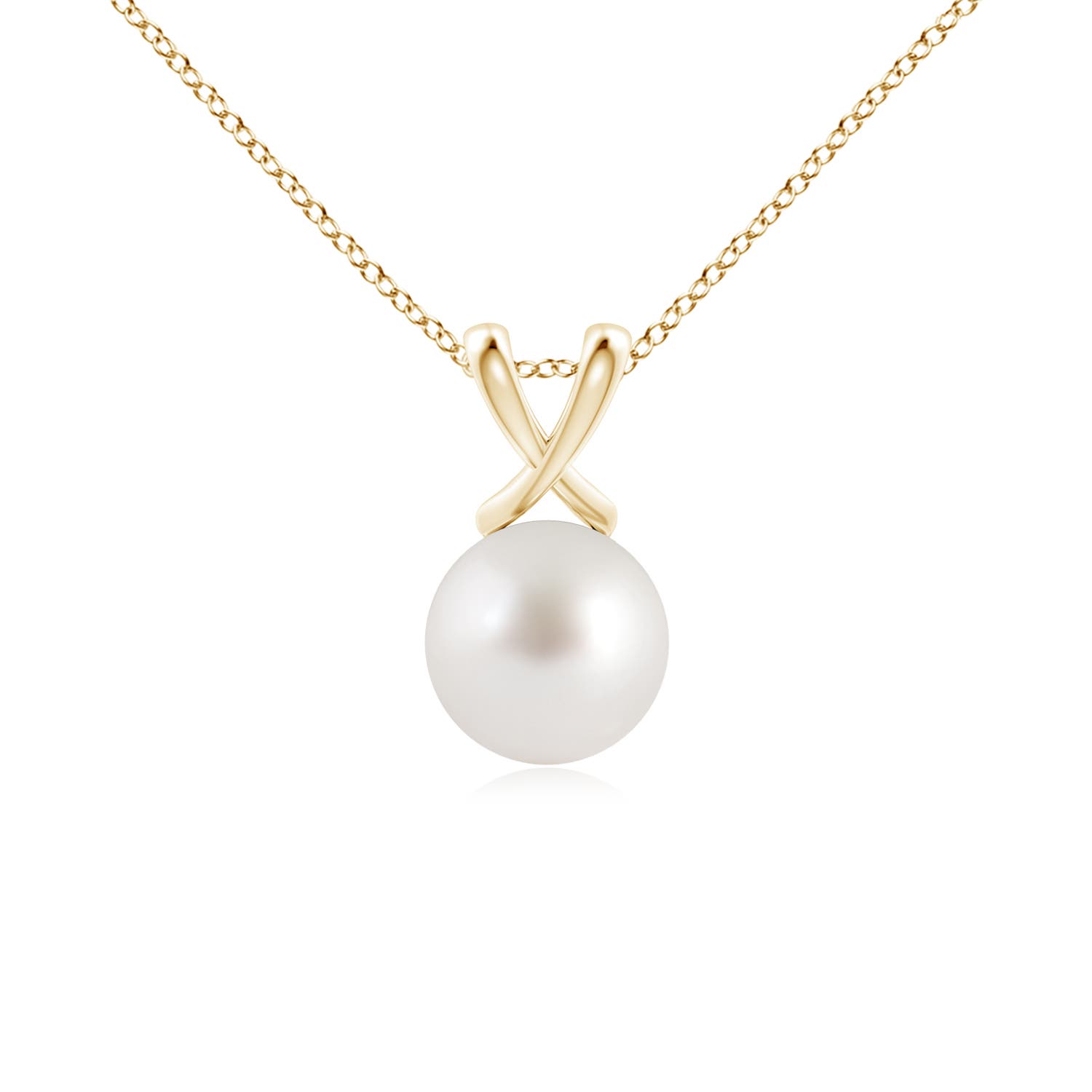 AAA - South Sea Cultured Pearl / 3.7 CT / 14 KT Yellow Gold