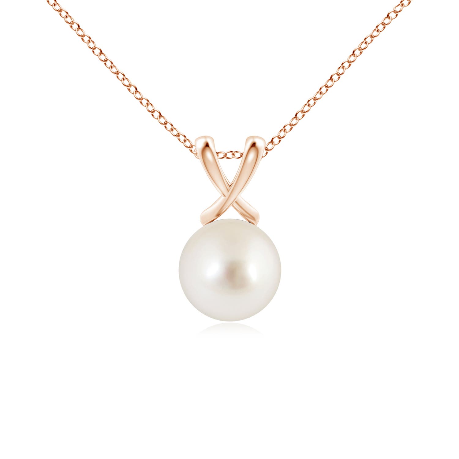 AAAA - South Sea Cultured Pearl / 3.7 CT / 14 KT Rose Gold