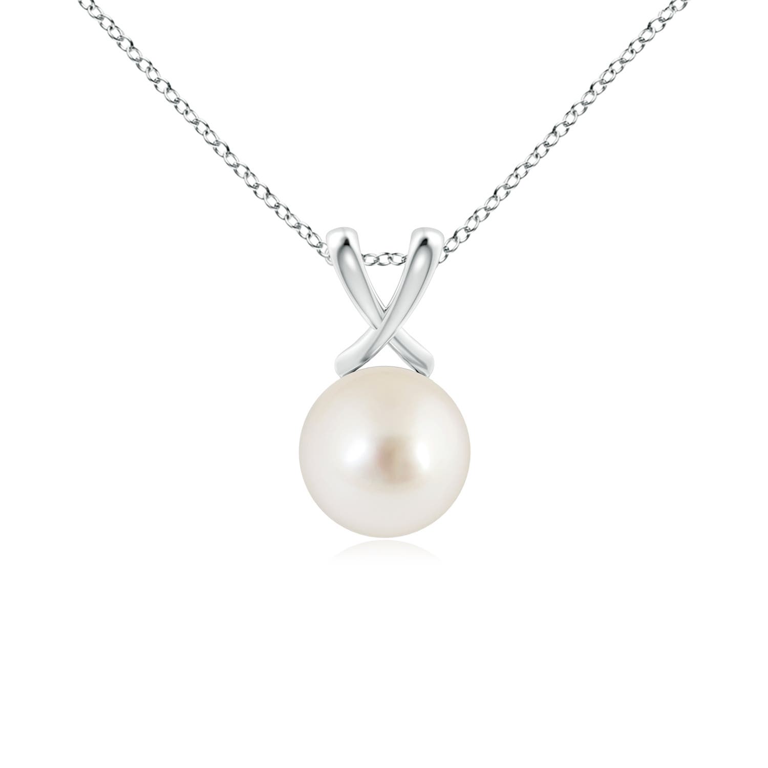 AAAA - South Sea Cultured Pearl / 3.7 CT / 14 KT White Gold