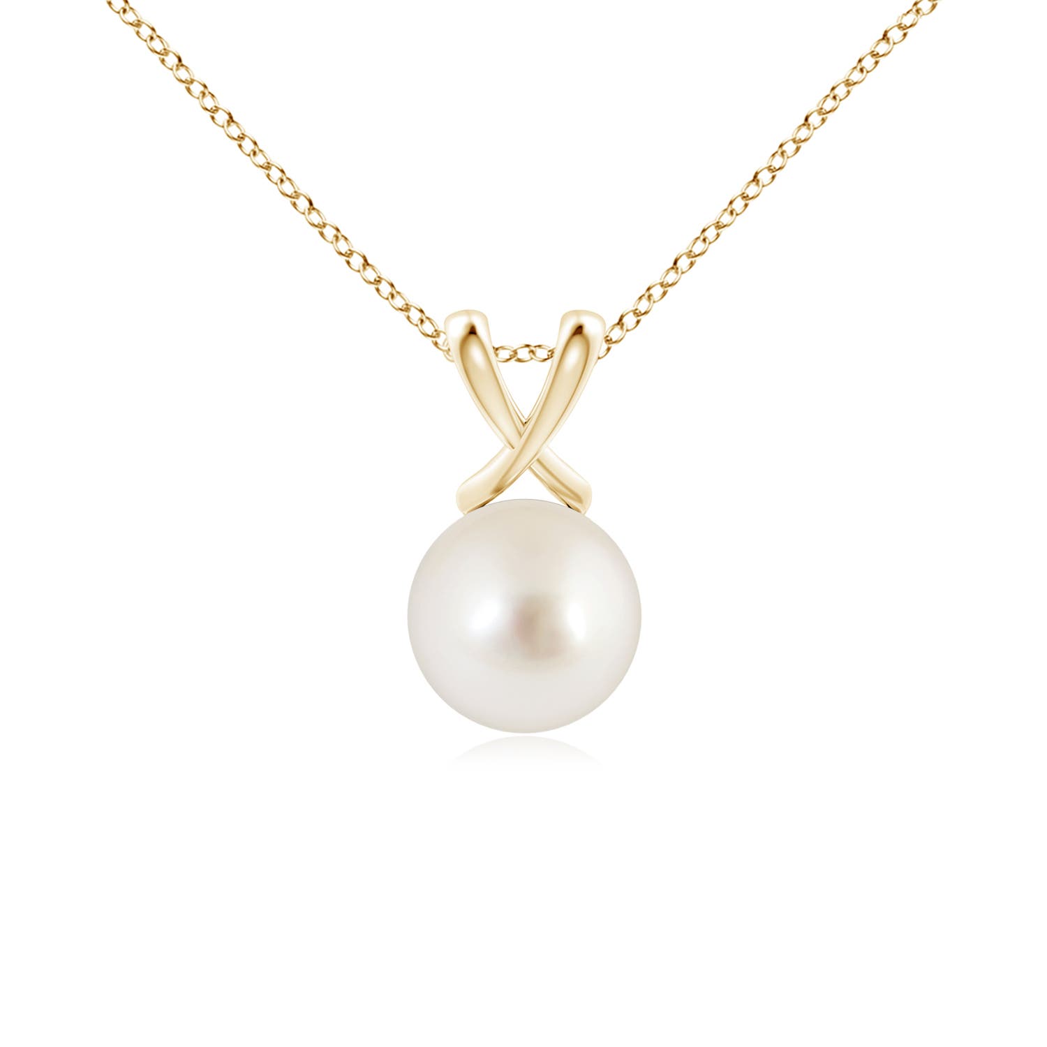 AAAA - South Sea Cultured Pearl / 3.7 CT / 14 KT Yellow Gold