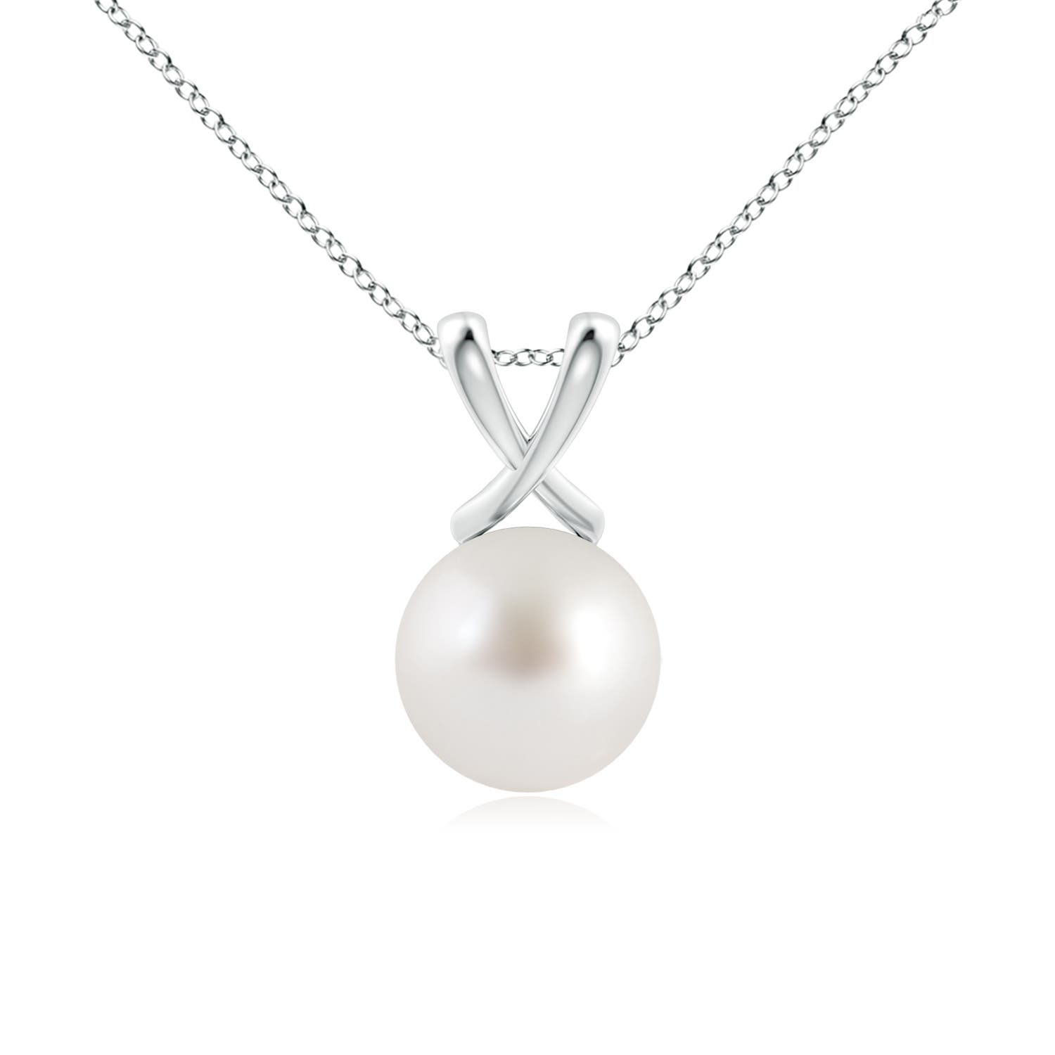 AAA - South Sea Cultured Pearl / 5.25 CT / 14 KT White Gold