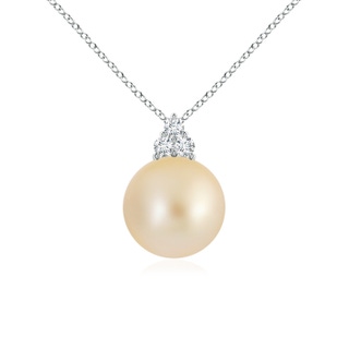 Round AA Golden South Sea Cultured Pearl
