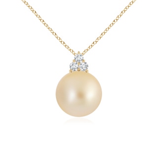 Round AA Golden South Sea Cultured Pearl