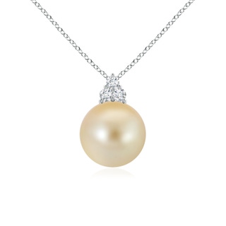 Round AAA Golden South Sea Cultured Pearl