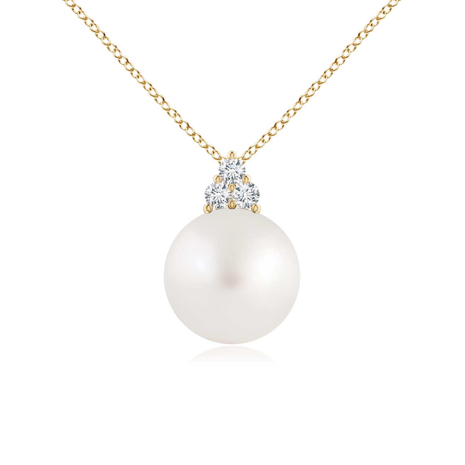 AA - South Sea Cultured Pearl / 7.29 CT / 14 KT Yellow Gold