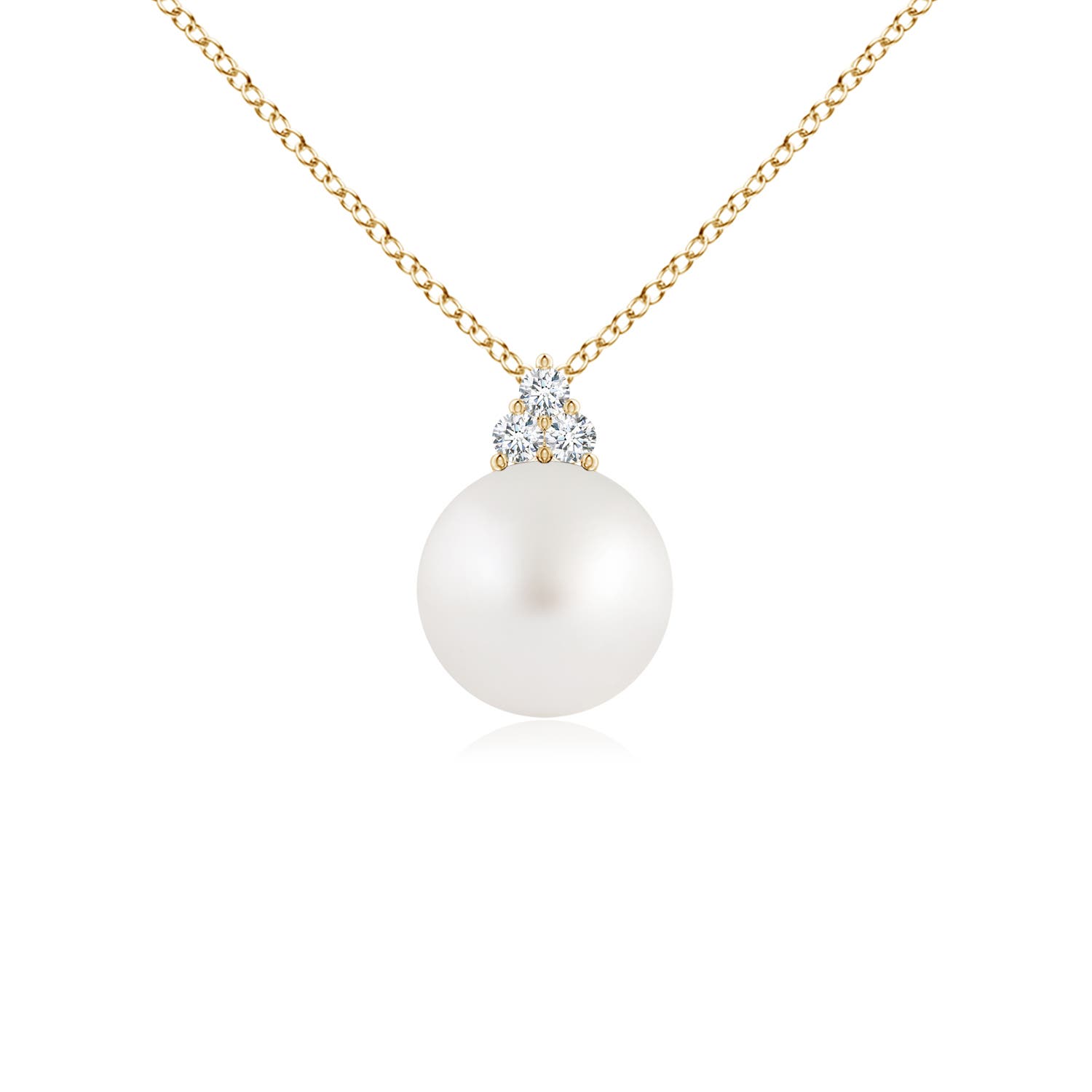 AA - South Sea Cultured Pearl / 3.76 CT / 14 KT Yellow Gold