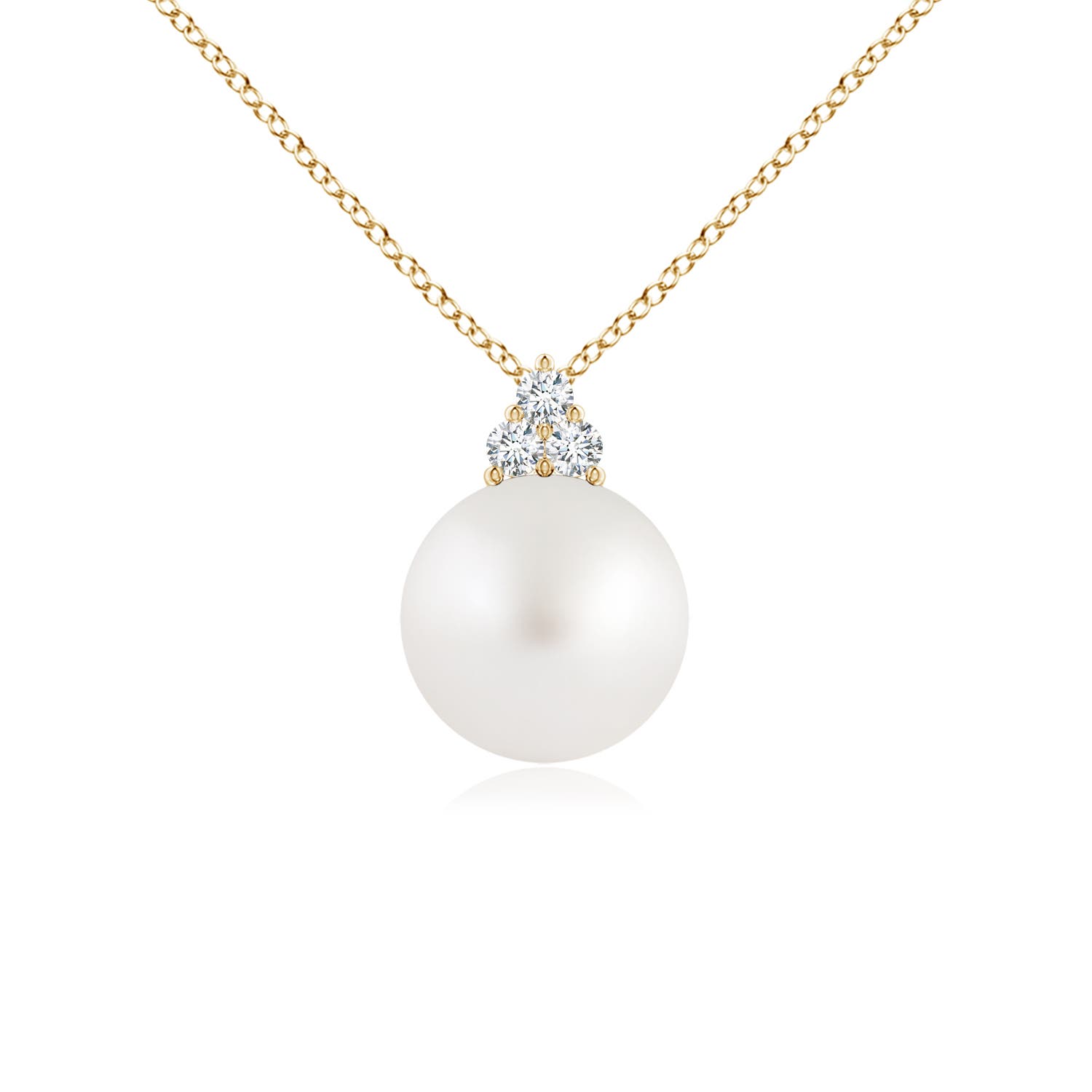 AA - South Sea Cultured Pearl / 5.33 CT / 14 KT Yellow Gold