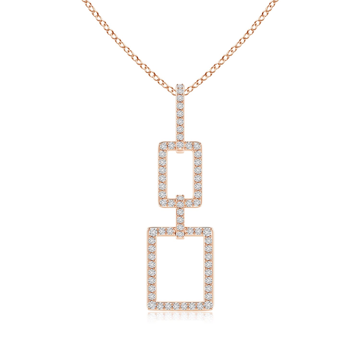 H, SI2 / 0.49 CT / 14 KT Rose Gold