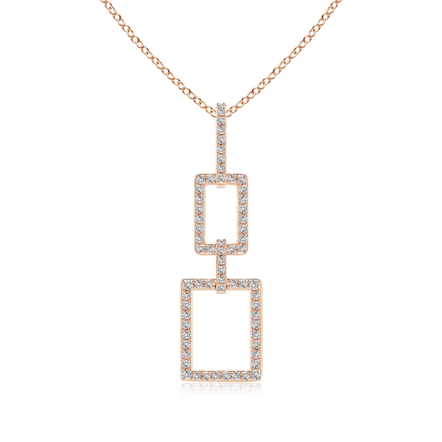 I-J, I1-I2 / 0.49 CT / 14 KT Rose Gold