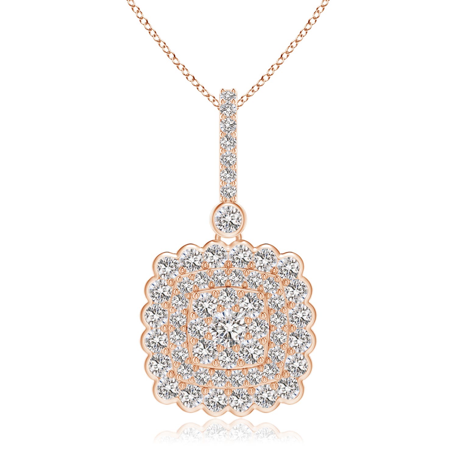 I-J, I1-I2 / 0.6 CT / 14 KT Rose Gold