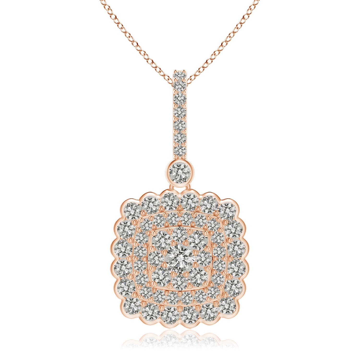 K, I3 / 0.6 CT / 14 KT Rose Gold