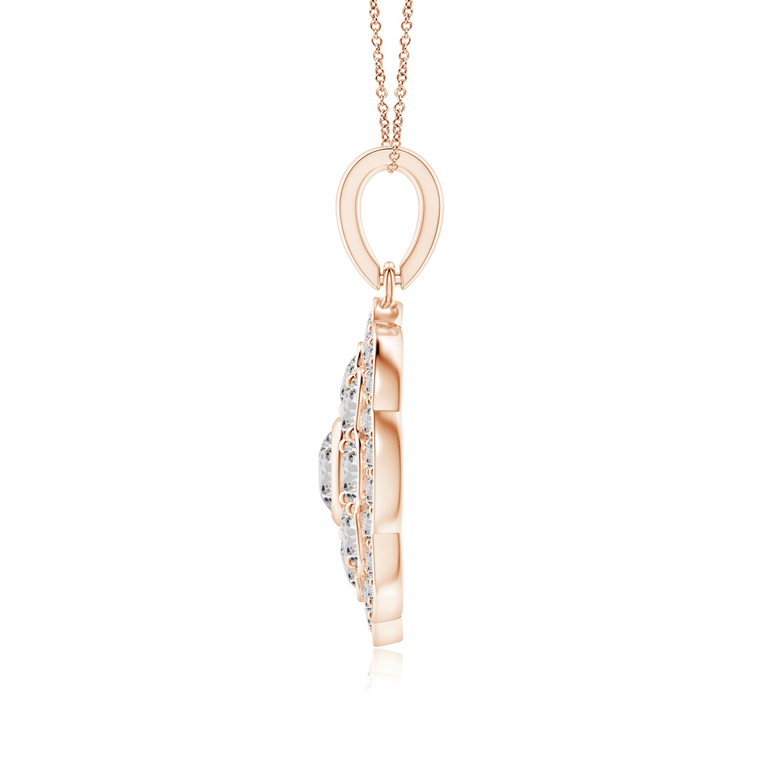 I-J, I1-I2 / 0.79 CT / 14 KT Rose Gold