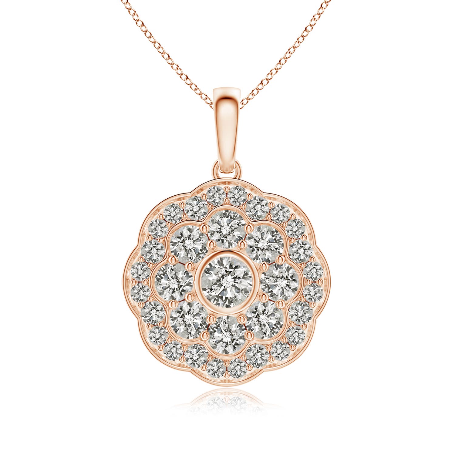 K, I3 / 0.79 CT / 14 KT Rose Gold