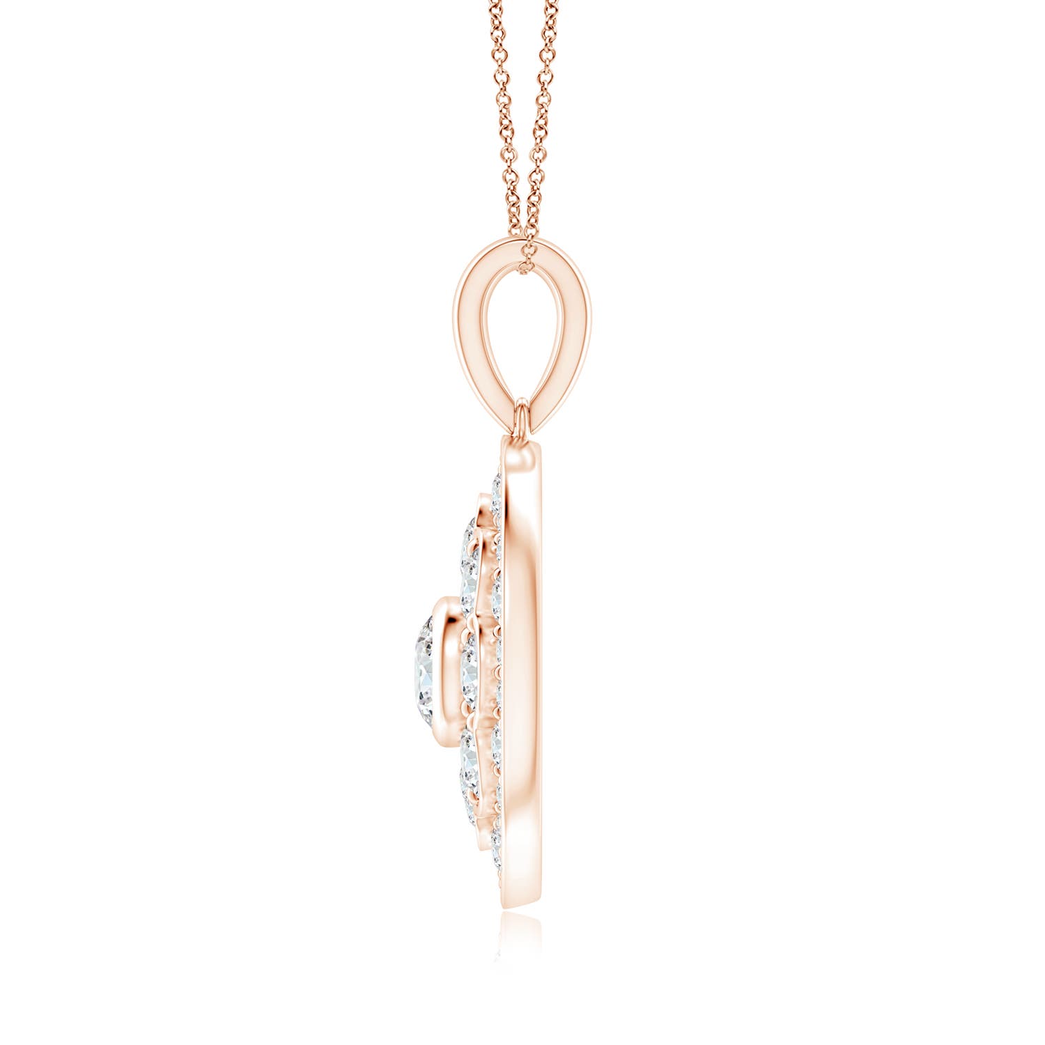 G, VS2 / 1.02 CT / 14 KT Rose Gold