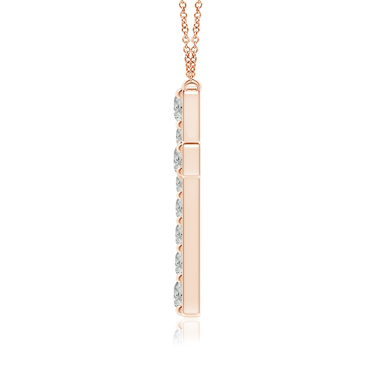 K, I3 / 0.49 CT / 14 KT Rose Gold