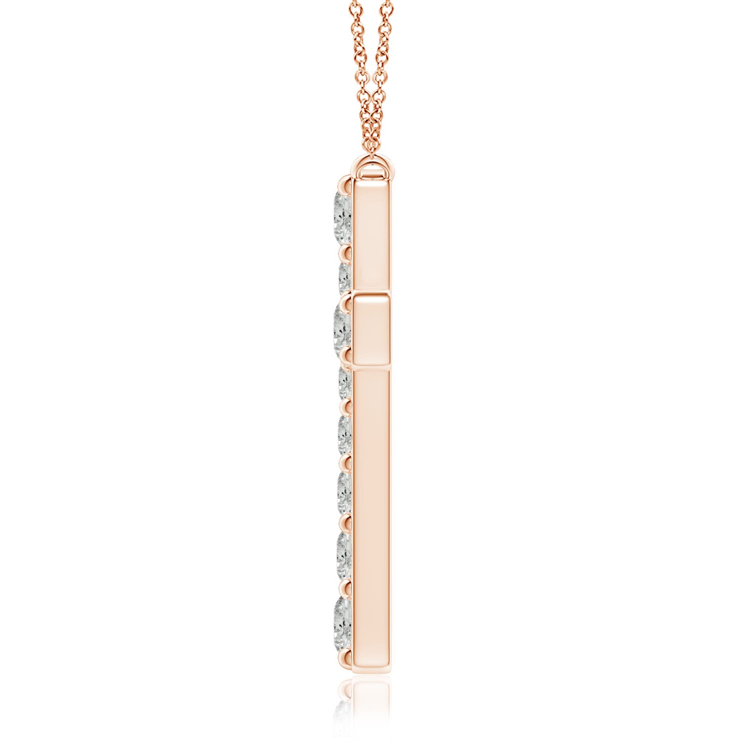 K, I3 / 0.63 CT / 14 KT Rose Gold