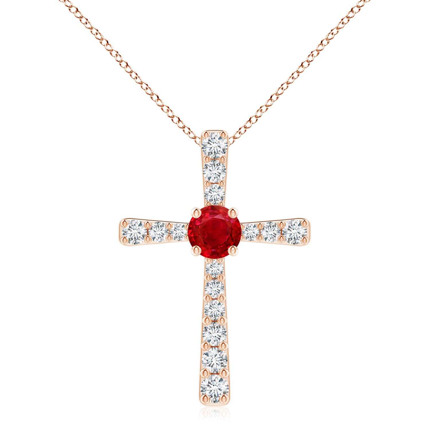 アクセサリー A&G Cross Pendant A&G Rock Multi Skull Cross Pendant Necklace in 925 Sterling