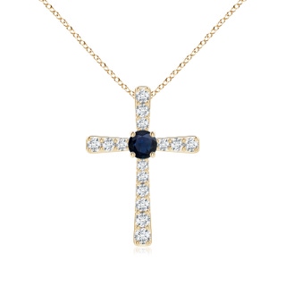 Round A Blue Sapphire