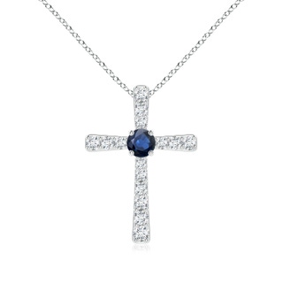 Round AA Blue Sapphire