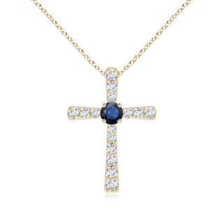 Round AA Blue Sapphire