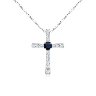 Round A Blue Sapphire