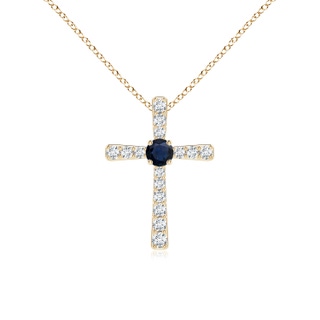 Round A Blue Sapphire