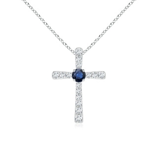 Round AA Blue Sapphire