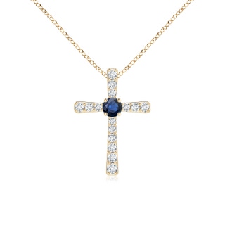 Round AA Blue Sapphire