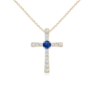 Round AAA Blue Sapphire