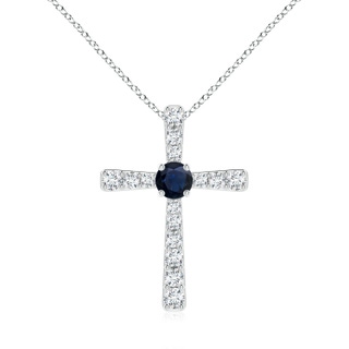 Round A Blue Sapphire