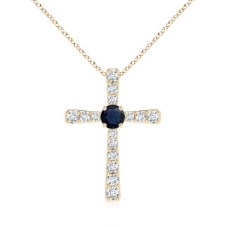 Round A Blue Sapphire