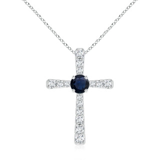 Round A Blue Sapphire