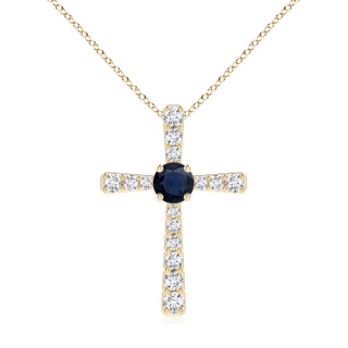 Round A Blue Sapphire