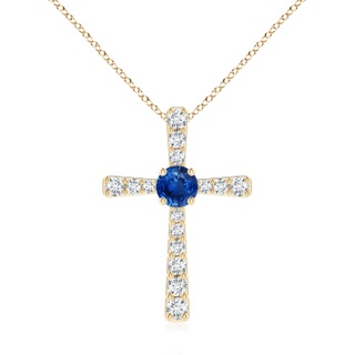 Round AAA Blue Sapphire
