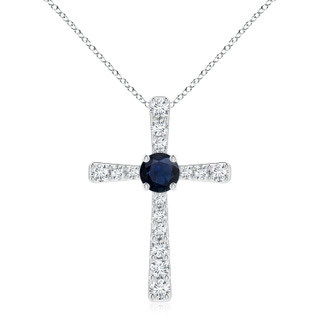Round A Blue Sapphire