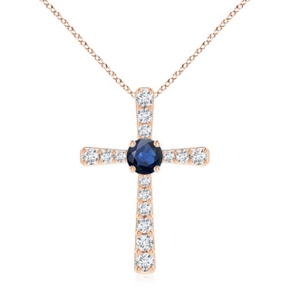 Round AA Blue Sapphire
