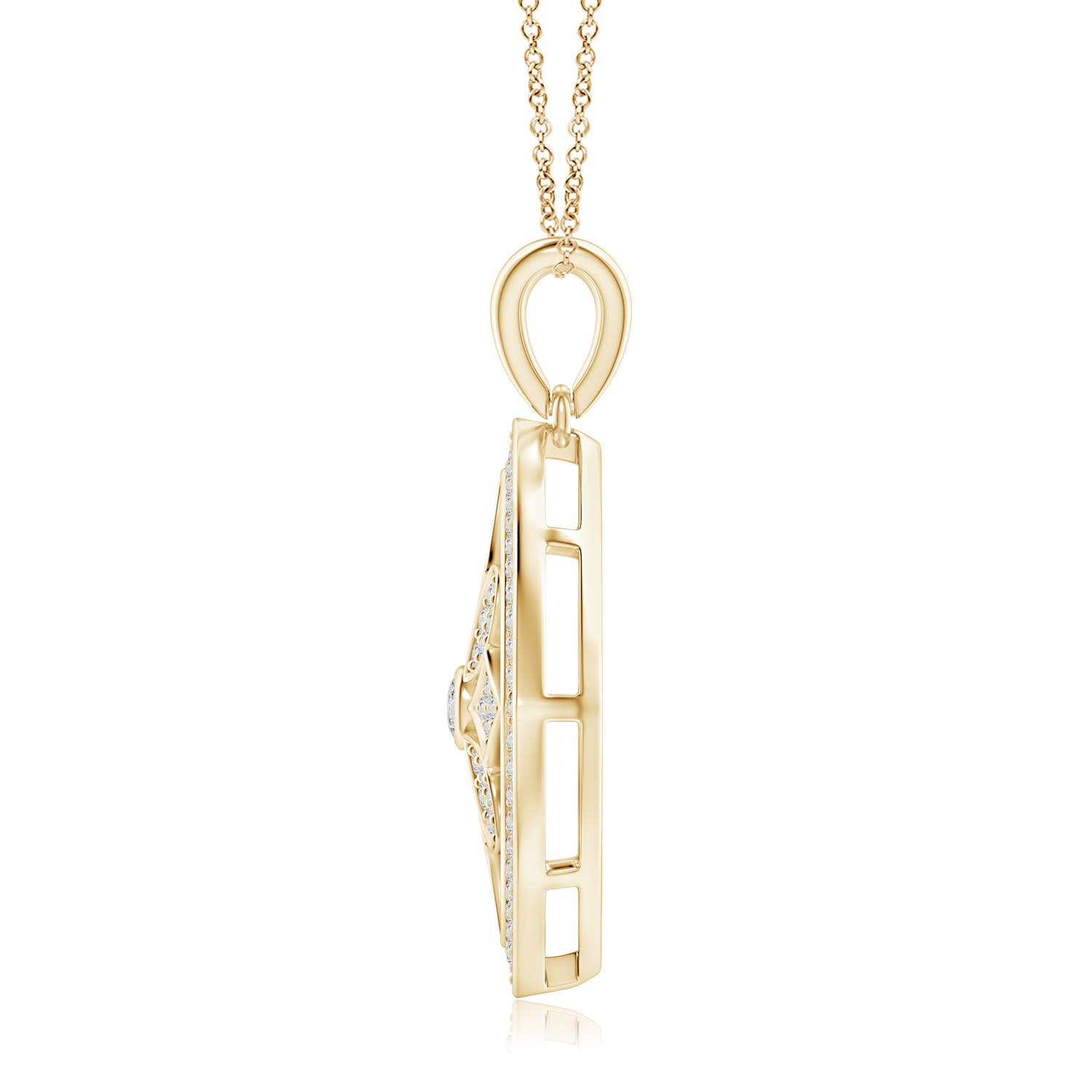 H, SI2 / 0.41 CT / 14 KT Yellow Gold