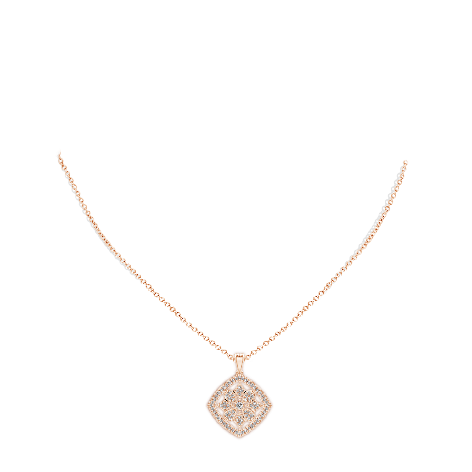 I-J, I1-I2 / 0.41 CT / 14 KT Rose Gold