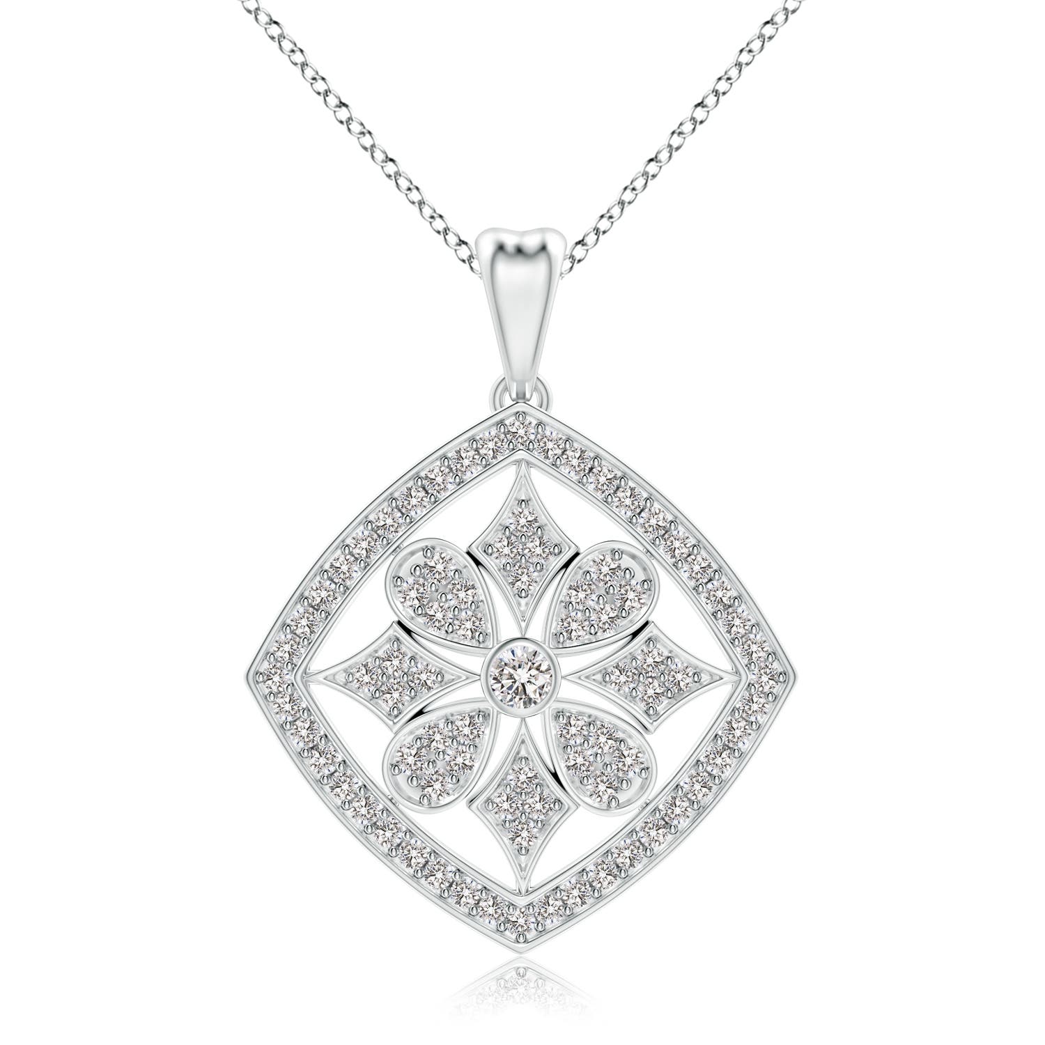 I-J, I1-I2 / 0.41 CT / 14 KT White Gold